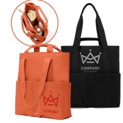 Multi Daily Use Canvas Tote Bag Reusable Shoulder Crossbody