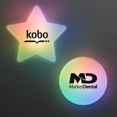 Multicolor LED Glow Clip-On Light Badges