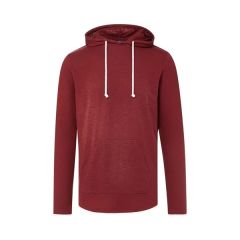 Mv Sport Unisex Miles Slub Hooded Long Sleeve T-Shirt