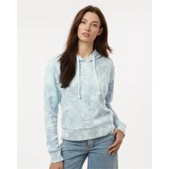 Mv Sport Women's Maddie Floral Print Hooded Sweatshirt