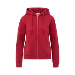 Mv Sport Women's Vintage Fleece Hooded Full-Zip Sweatshirt