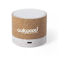 Natural Cork and Wheat Straw Bluetooth Speaker