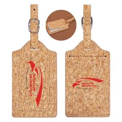 Natural Cork Luggage Travel Airline Boarding Tags