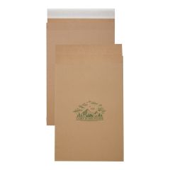 Natural Kraft Eco Mailer 10 1/2 Inch X 16 Inch - Flexo