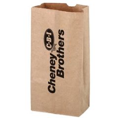Natural Kraft Paper Popcorn Bag - 4 Lb - Flexo Ink