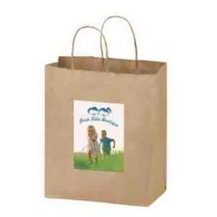 Natural Kraft Paper Shopper Bag In Cmyk - Color Evolution
