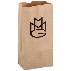 Natural Kraft Paper SOS Grocery Bag - 16 Lb - Flexo Ink
