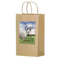 Natural Kraft Shopper Bags In Cmyk - Color Evolution