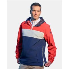 Nautica Unisex Windward Anorak Hooded Quarter-Zip Jacket