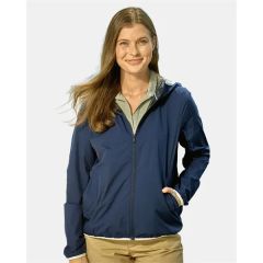 Nautica Women's Stillwater Hooded Windbreaker