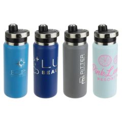 Nayad Traveler 26 Oz Stainless Double-Wall Bottle With Twi