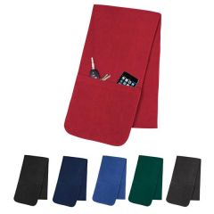 Neck Muffler With Pockets.