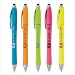 Neon Stylus Highlighter-Pen Combo