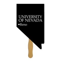 Nevada State Shape Hand Fan Full Color 1 Side