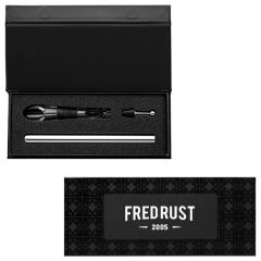 Neve Recycled Stainless Steel Wine Chiller Set & Gift Box