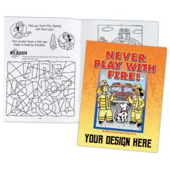 Never Play With Fire! - Customizable Educational Activities Book