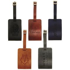 New Age Italian PU Leather Luggage Tag