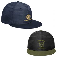 New Era Camo Flat Bill Snapback Cap
