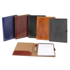 Newage Italian PU Leather 8.5 Inch X 11 Inch Padfolio