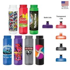 Newport 25 Oz Pet Bottle With Pull Spout Lid
