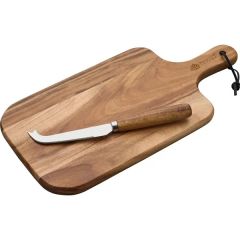 Niagara Cutlery Acacia Cheese Board Set