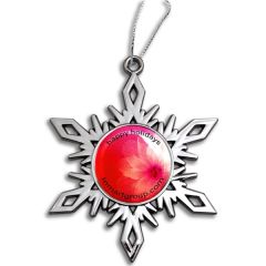 Nickel Snowflake Holiday Ornament