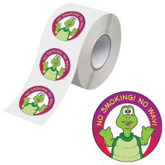 No Smoking No Way Sticker Roll