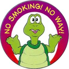 No Smoking No Way Sticker Roll