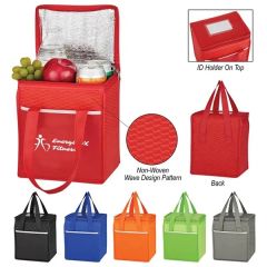 Non-Woven, Coated Water-Resistant Polypropylene Cooler Bag
