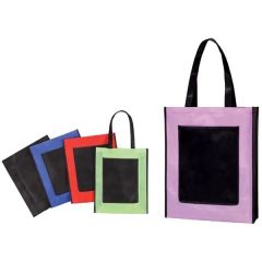 Non-Woven Polypropylene Reusable Tote Bag W/ Handle For Book