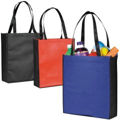 Non-Woven Polypropylene Reusable Tote W/ Handles For Grocery