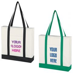 Non-Woven Tote Bag With Trim Colors