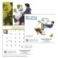 Norman Rockwell Appointment Calendar - Spiral