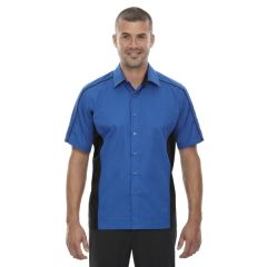 North End Men's Tall Fuse Colorblock Twill Shirt