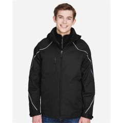 North End Men's Angle 3-In-1 Jacket With Bonded Fleece Liner