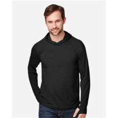 North End Unisex Jaq Stretch Performance Hooded Long Slee