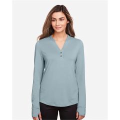 North End Women's Jaq Stretch Performance V-Neck Snap Pul