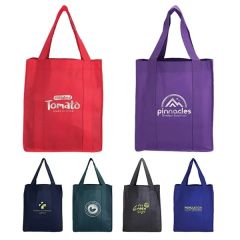North Park - Non-Woven Shopping Tote Bag - Metallic Imprint