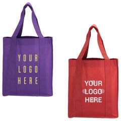 North Park - Non-Woven Shopping Tote Bag - Metallic Imprint