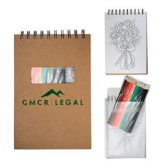 Notebook With Color Pencils
