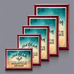 Oakleigh Vividprint 3D Plaque - Rosewood/White
