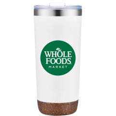 Oasis-V 22 Oz Tumbler Mug With Cork Base Double Walled