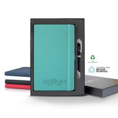 Oceano Eco rPET Medio Lined Recycled White Page Journal G