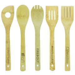 Oceanside 12 Inch Bamboo Cooking Utensil Set