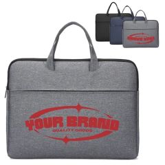 Office Laptop Briefcase Large Capacity Canvas Document Bag