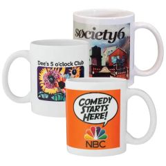 11 Oz White Ceramic Mug W/Full Color Sublimation