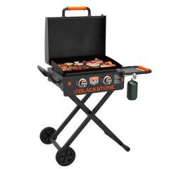 On The Go Scissor Cart Griddle W/Hood Size 22 Inch
