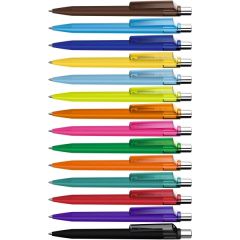 On Top K Transparent Si Gum Plunger-Action Pen