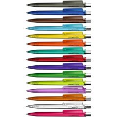 On Top Transparent Si Plunger-Action Pen