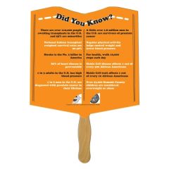 Open Book Fast Hand Fan - 1 Day